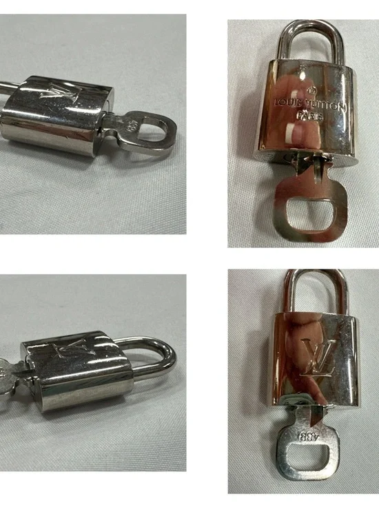 Louis Vuitton Silver Padlock with Key #439 - Picture 3 of 5